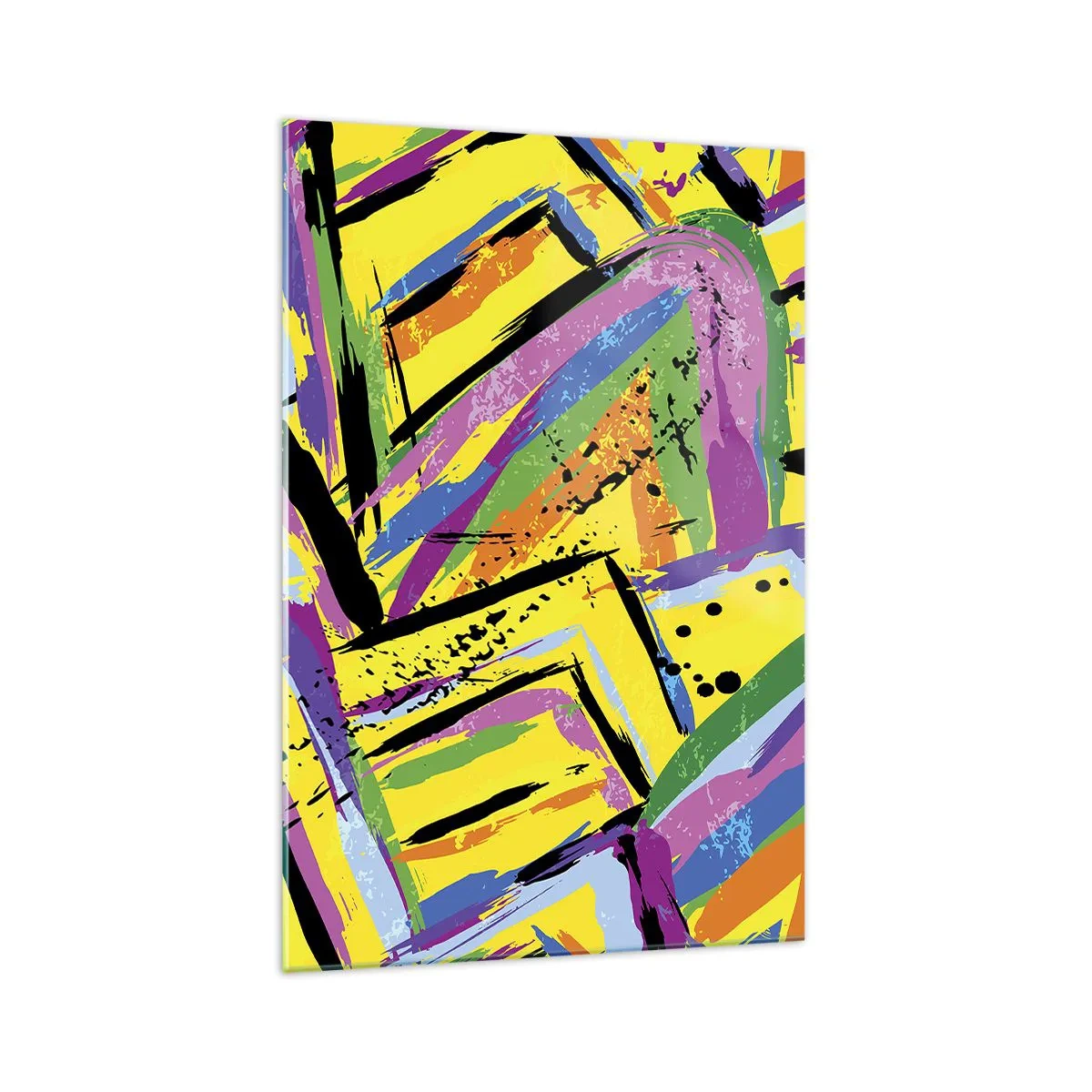 Obraz na skle - Až kričí radosťou - 70x100 cm