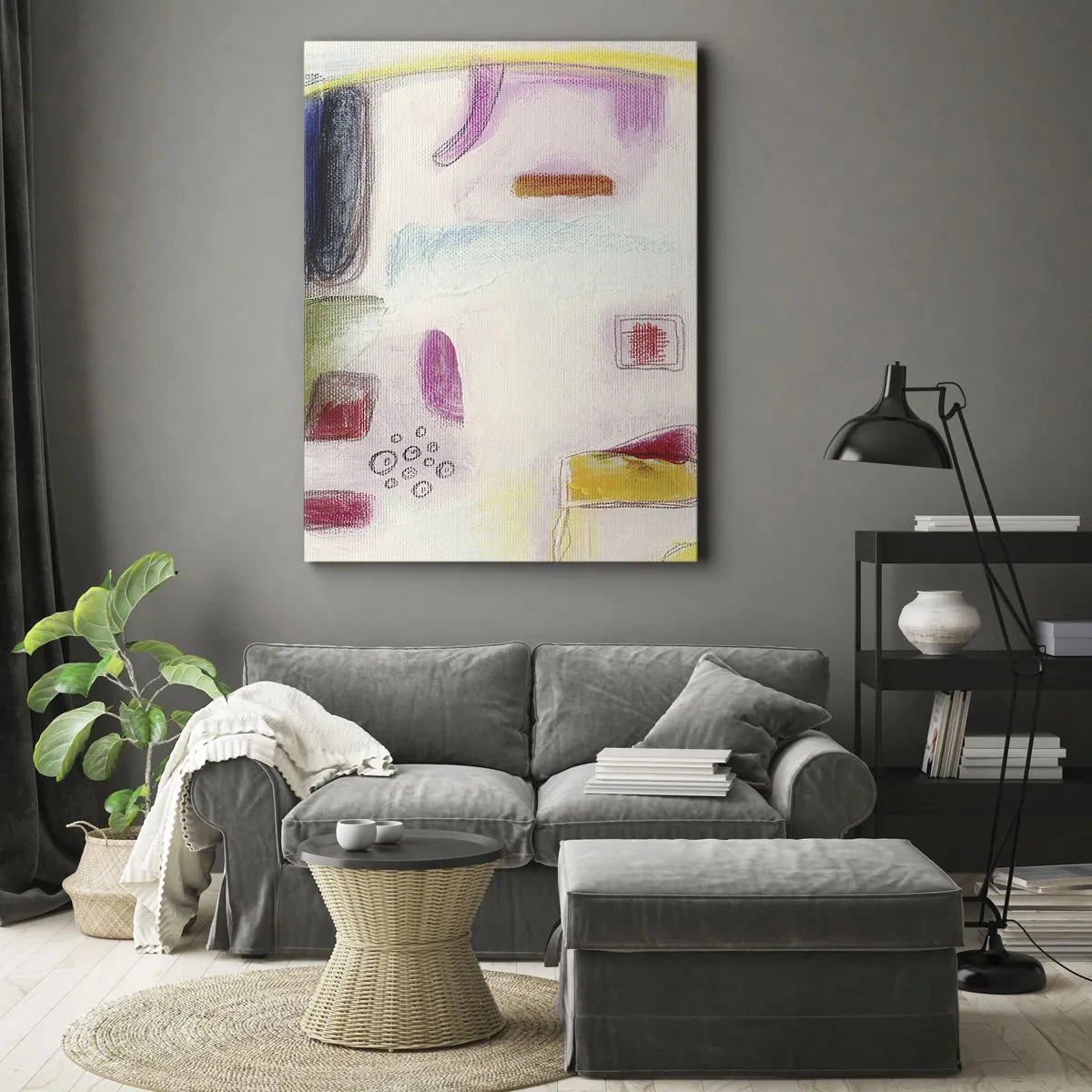 Obraz na plátne - Viac konvexné ako konkávne alebo ploché - 50x70 cm