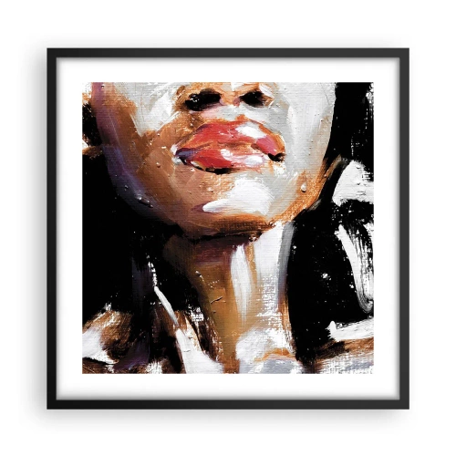 Plagát v čiernom ráme - Hrdosť bez predsudkov - 50x50 cm