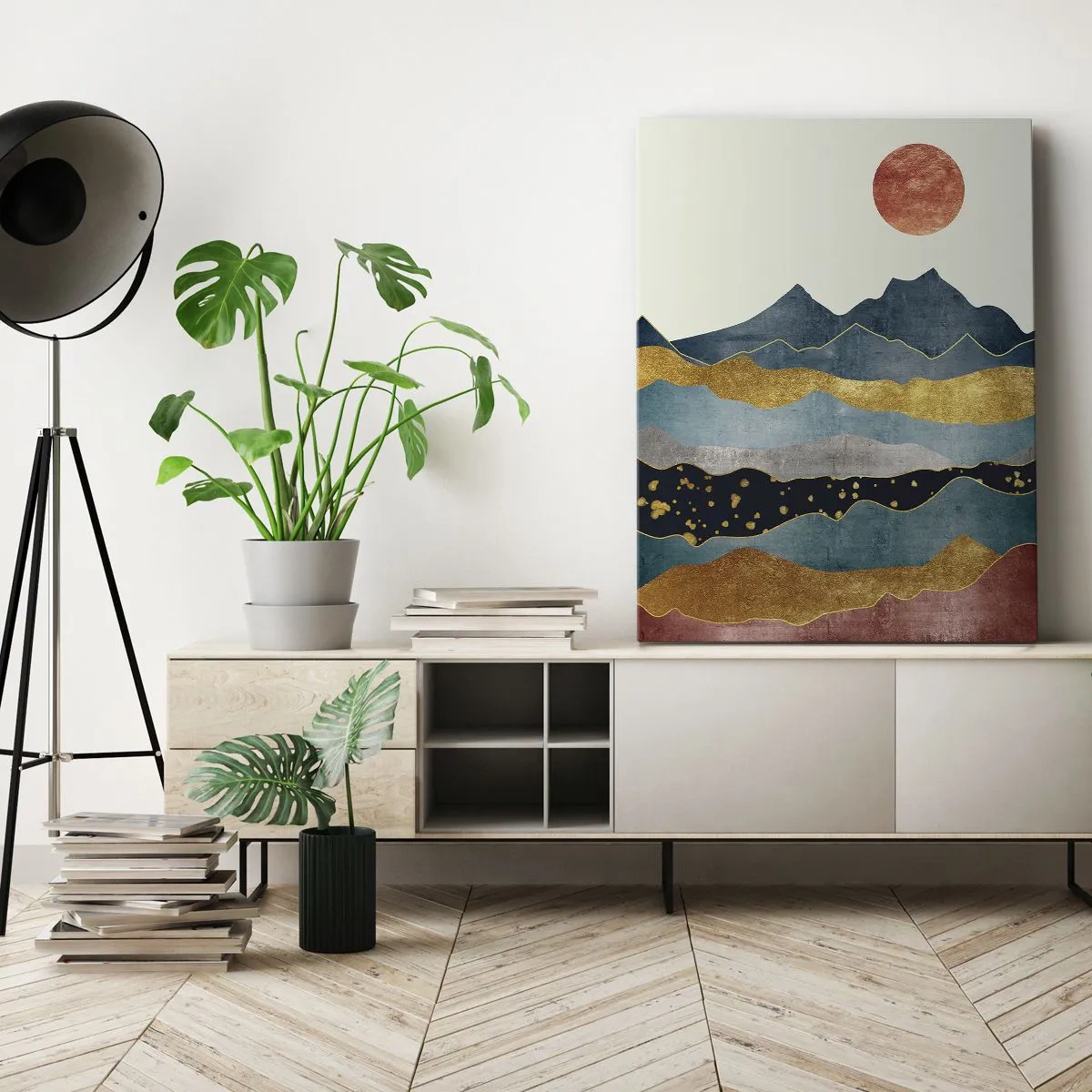Obraz na plátne - Prierez svetom - 50x70 cm