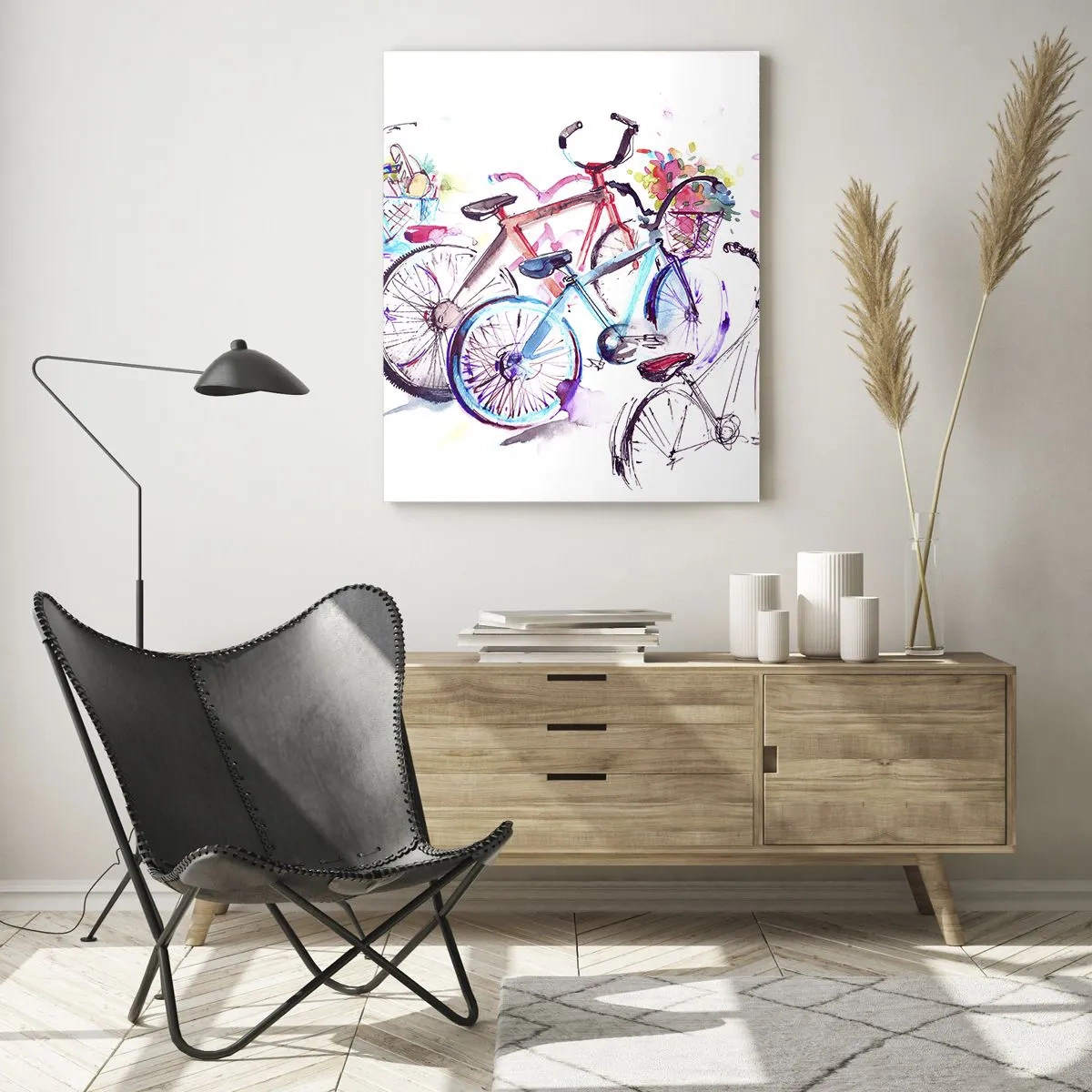 Obraz na skle - Zjazd Antimoto klubu - 50x70 cm