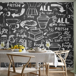 Fototapeta na mieru Standard Eco - All you need is… - Gastronómia, Nástenná maľba, Graffiti