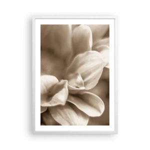 Plagát v bielom ráme - Nežné ako úsmev - 50x70 cm