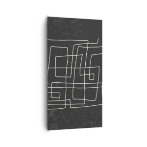 Obraz na plátne - Nie je to tak jednoduché - 65x120 cm