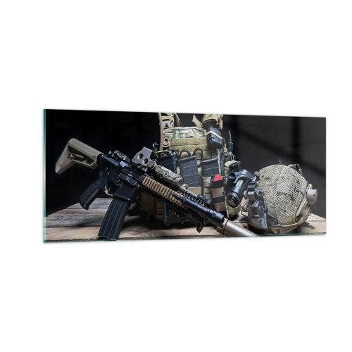 Obraz na skle - Pohov! - 100x40 cm