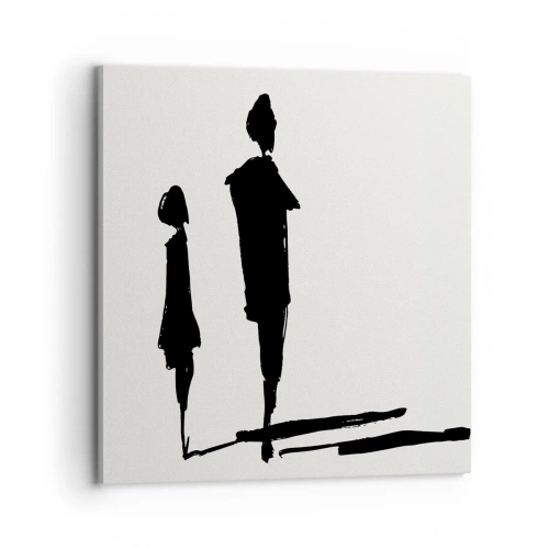 Obraz na plátne - Určite spolu? - 70x70 cm