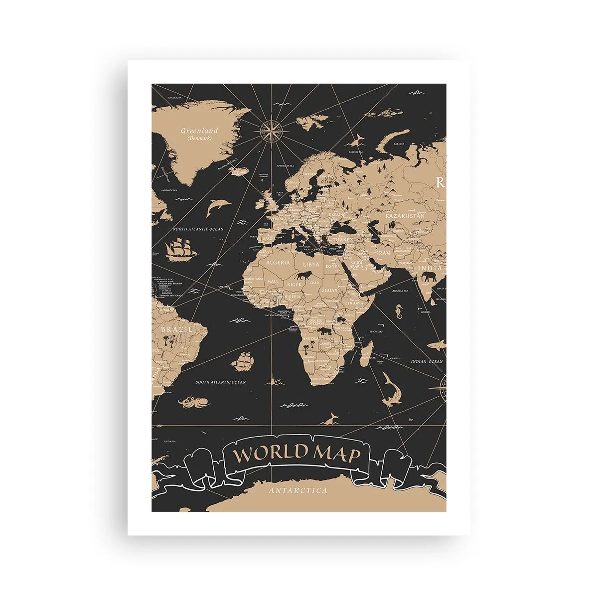 Plagát - Hranice môjho sveta - 50x70 cm