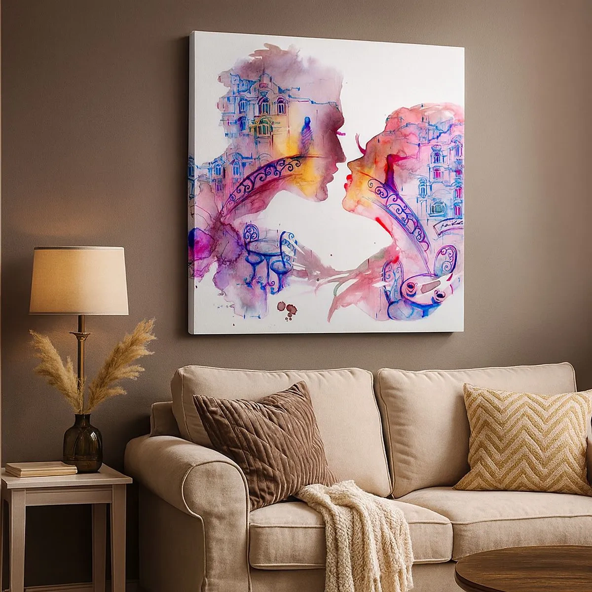 Obraz na plátne - Tajomný most vzdychania - 30x30 cm