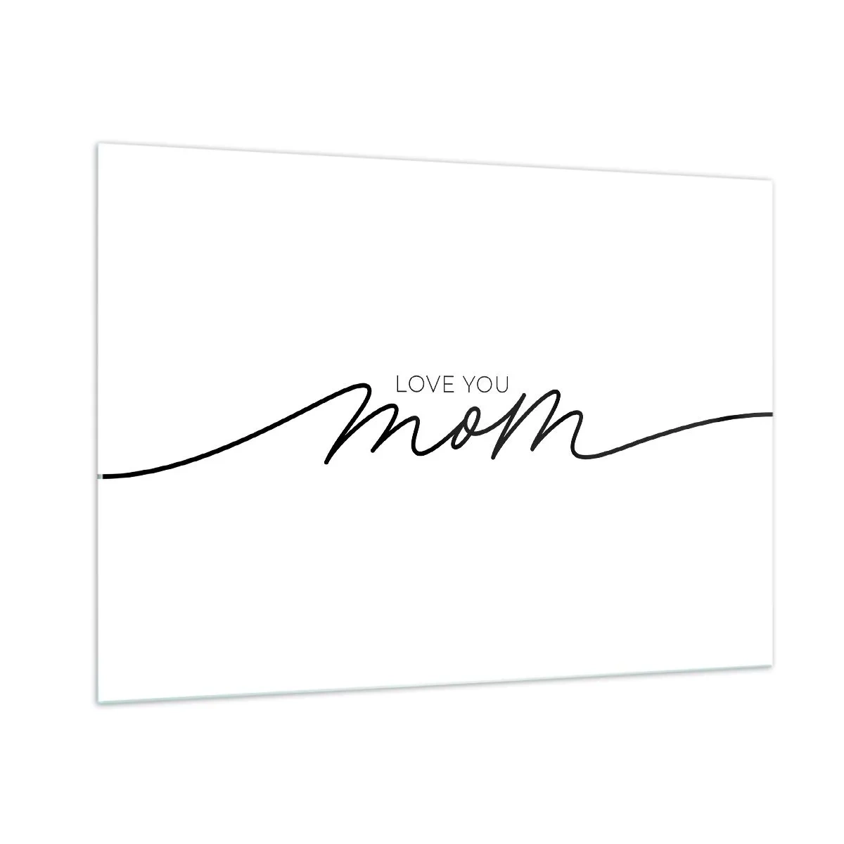 Obraz na skle - Veľké dojatie - 100x70 cm