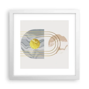 Plagát v bielom ráme - Jas a žiarivosť - 30x30 cm