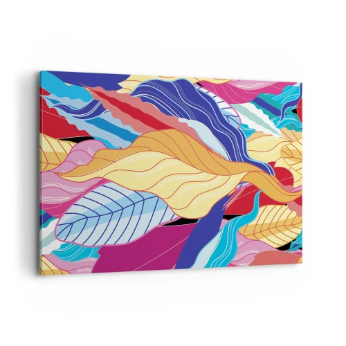 Obraz na plátne - Farebný neporiadok - 100x70 cm