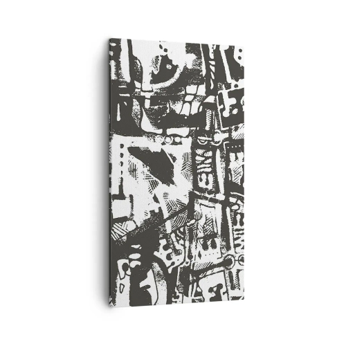 Obraz na plátne - Poriadok alebo chaos? - 45x80 cm