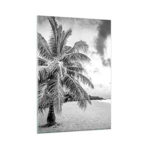 Obraz na skle - Keď túžiš po samote…. - 50x70 cm