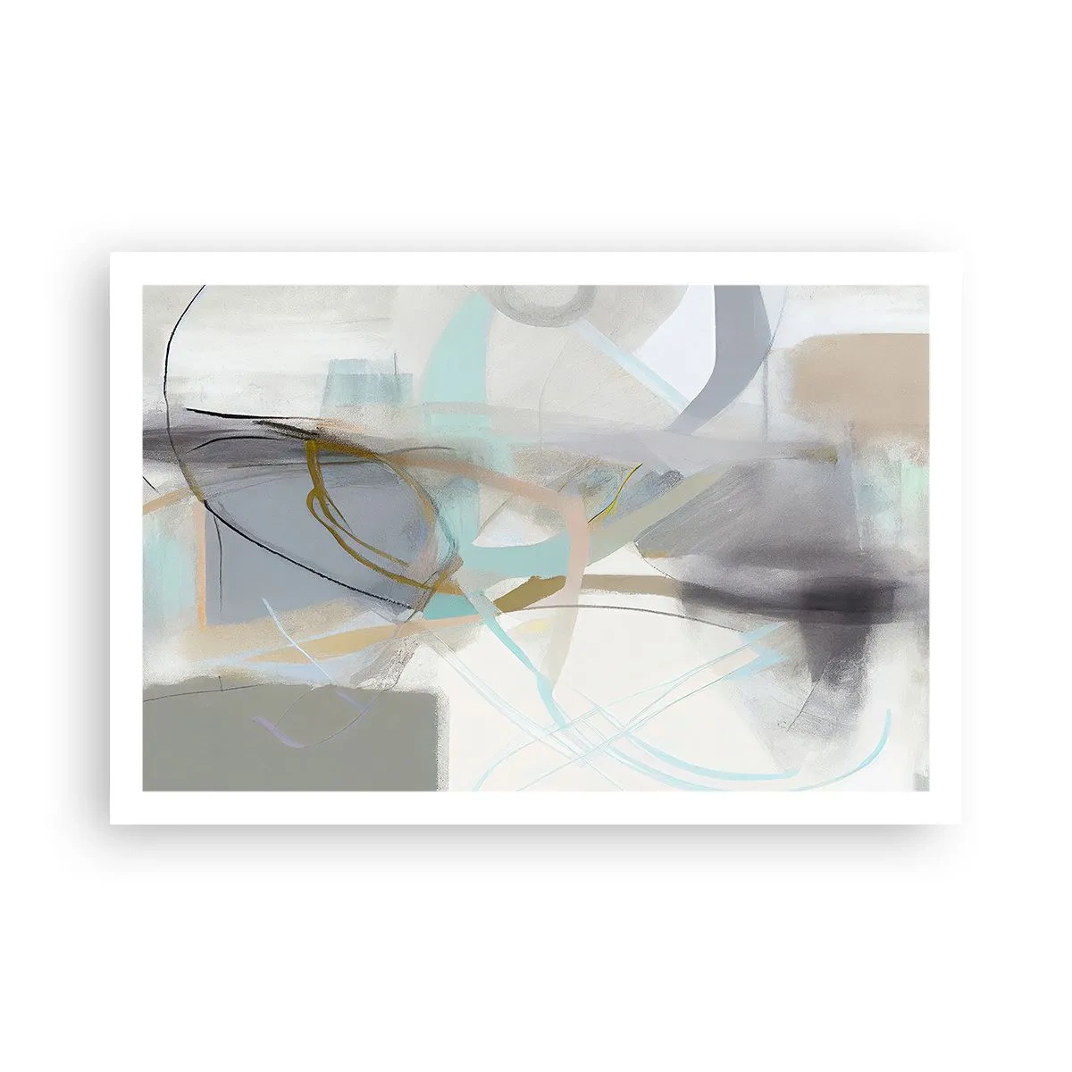 Plagát - Hmlistá abstrakcia - 91x61 cm