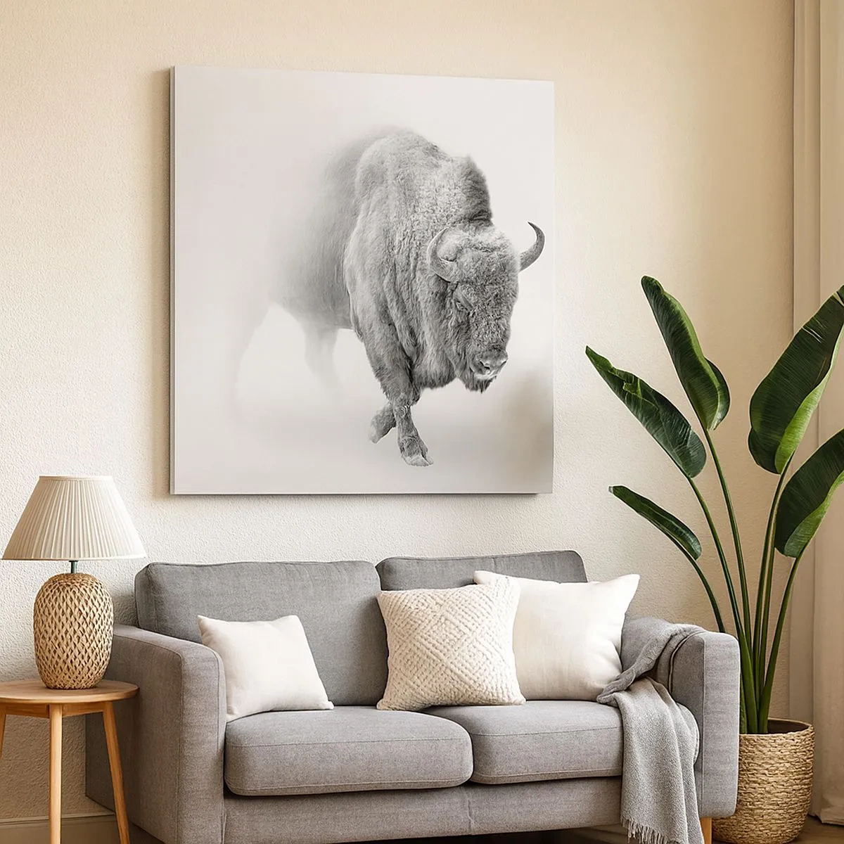 Obraz na plátne - Kráľ prérie - 30x30 cm