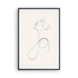 Plagát v čiernom ráme - Zamotaná v snoch - 61x91 cm
