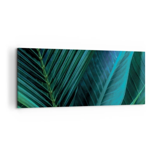 Obraz na plátne - Anatómia zelene - 100x40 cm