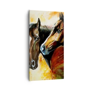 Obraz na plátne - Dvakrát viac pôvabu - 55x100 cm