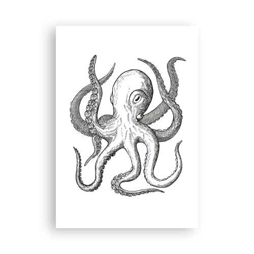 Plagát - Tancujúca s vlnami - 70x100 cm