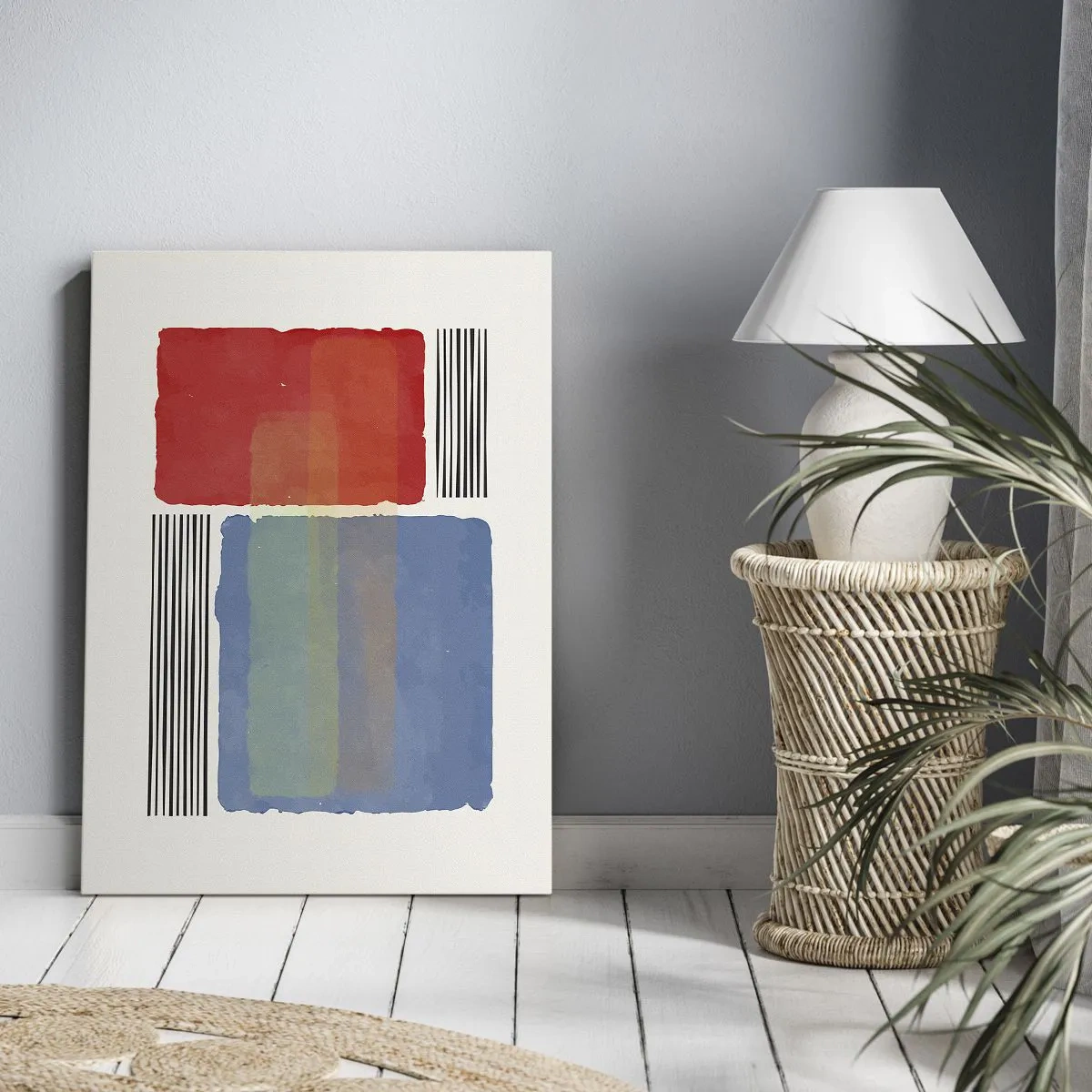 Obraz na plátne - Duch a písmeno geometrie - 80x120 cm