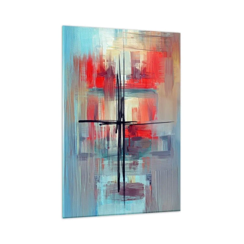 Obraz na skle - Krajina v neznámej dimenzii - 80x120 cm