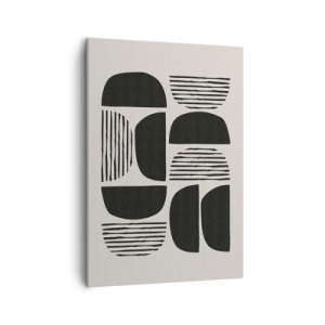 Obraz na plátne - Polovičaté sústavy - 50x70 cm