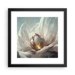 Plagát v čiernom ráme - Rozkvitá raz za sto rokov - 30x30 cm