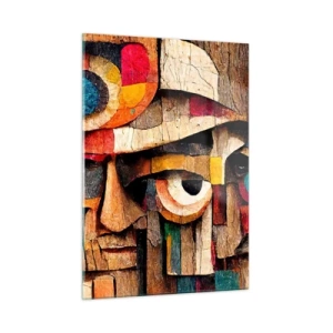 Obraz na skle - Vidím ťa… - 50x70 cm
