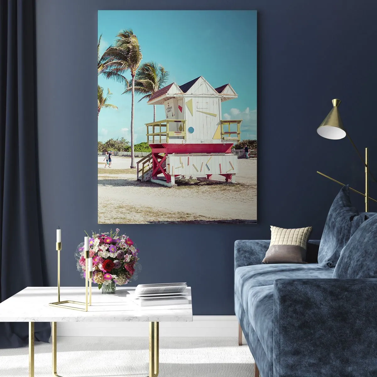 Obraz na skle - Čaká ťa krásny deň - 80x120 cm