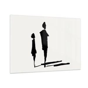 Obraz na skle - Určite spolu? - 100x70 cm