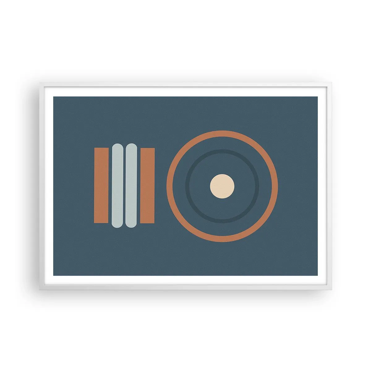 Plagát v bielom ráme - Podstata vecí - 100x70 cm