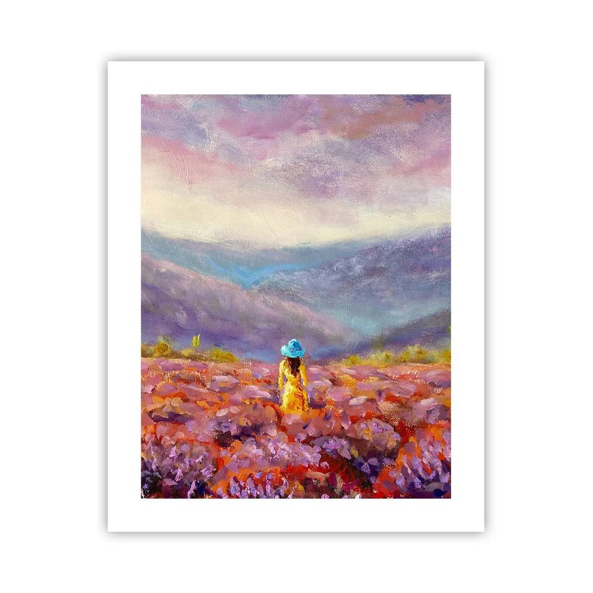 Plagát - V levanduľovom svete - 40x50 cm