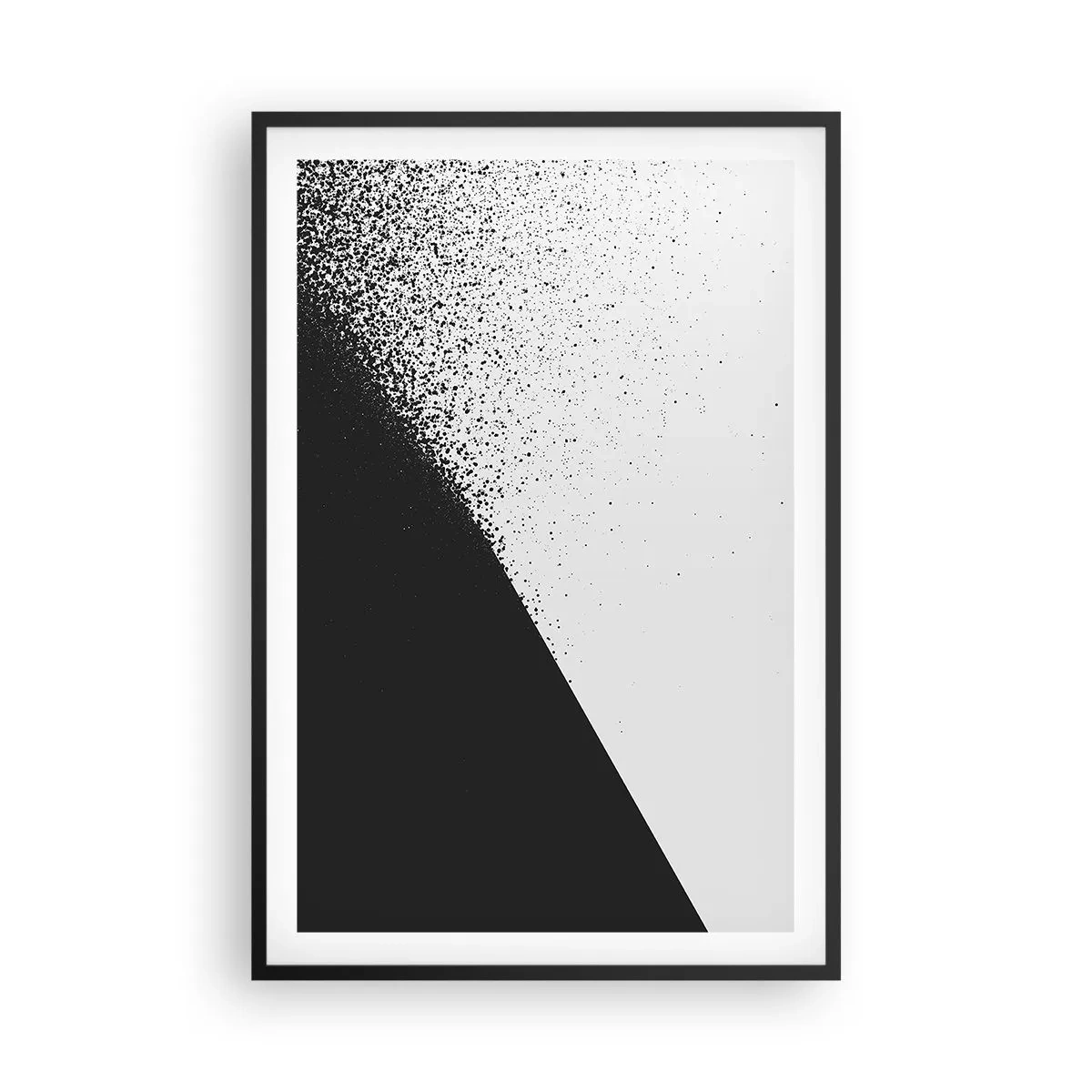 Plagát v čiernom ráme - Rýchlejšie a rýchlejšie, viac a viac - 61x91 cm
