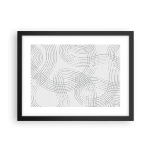 Plagát v čiernom ráme - Jednoduché východisko neexistuje - 40x30 cm