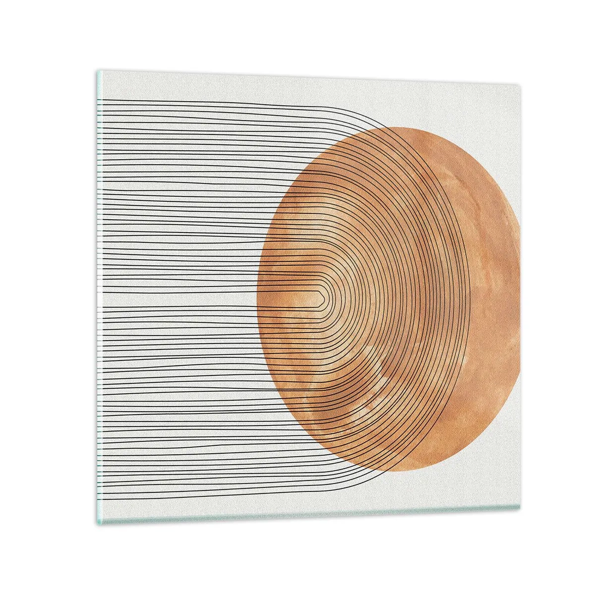 Obraz na skle - Slnečná kompozícia - 30x30 cm