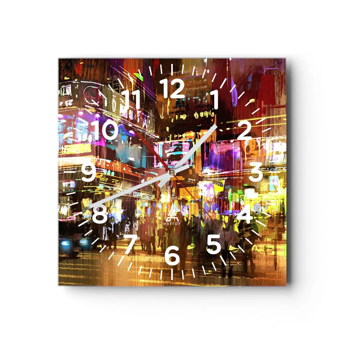 Nástenné hodiny - V mori svetla - 30x30 cm