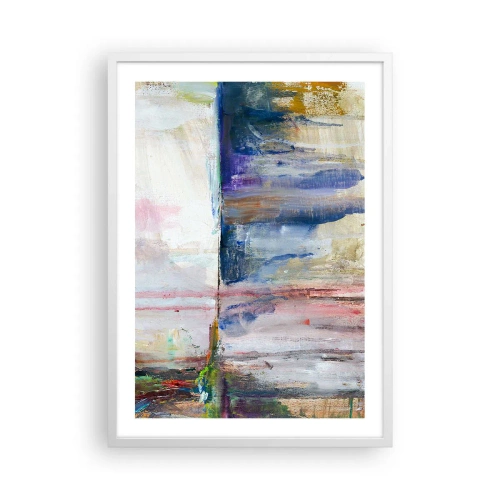 Plagát v bielom ráme - Farebné dojmy a asociácie - 50x70 cm
