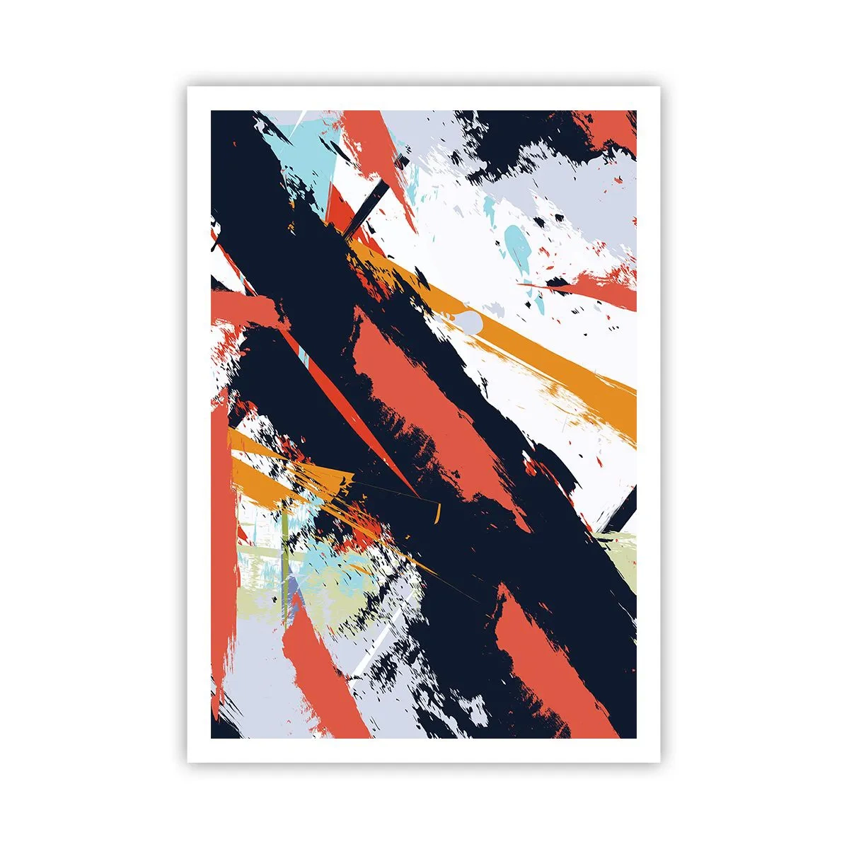 Plagát - Dynamická kompozícia - 70x100 cm