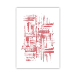 Plagát - Červené mesto - 50x70 cm