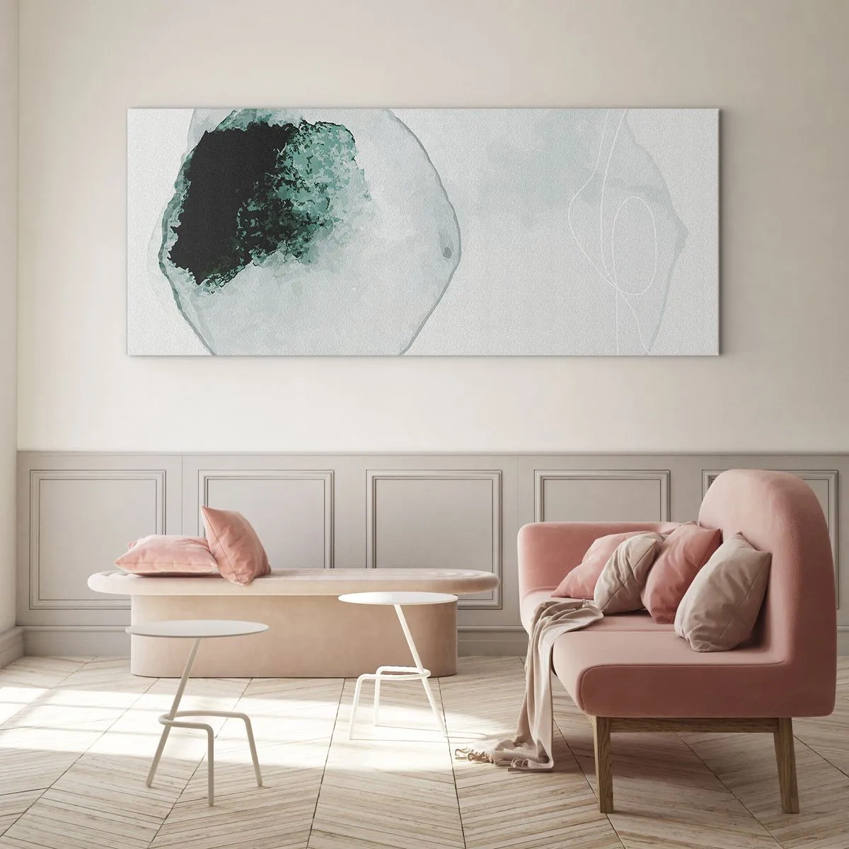 Obraz na skle - V kvapke vody - 100x40 cm