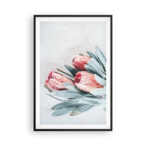 Plagát v čiernom ráme - Zahanbené svojou vlastnou krásou - 61x91 cm