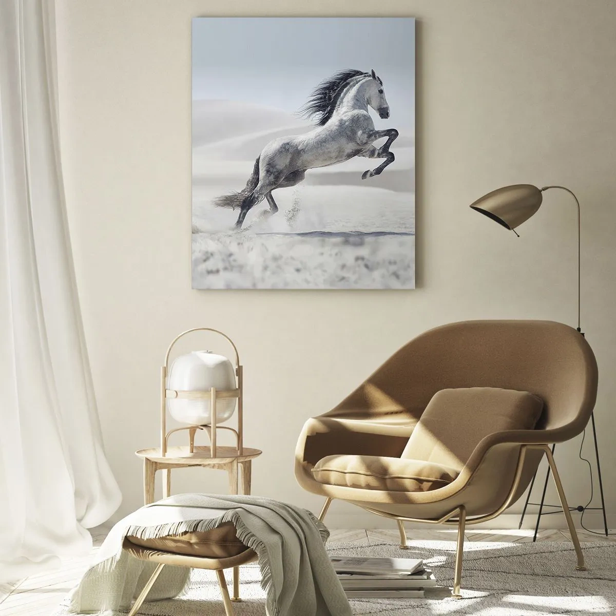 Obraz na skle - Arabské knieža - 70x100 cm