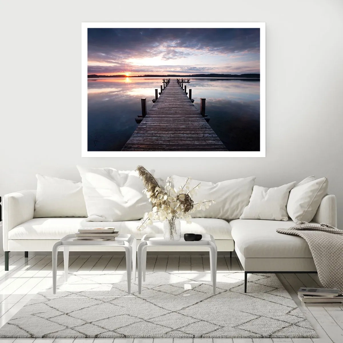 Plagát - Tichá hranica medzi dňom a nocou - 100x70 cm