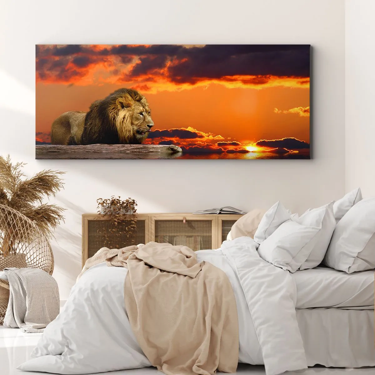 Obraz na plátne - Kráľ prírody - 120x50 cm
