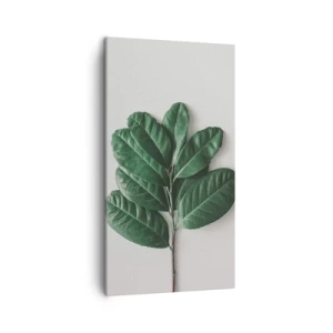 Obraz na plátne - Kresba samotnej prírody - 45x80 cm