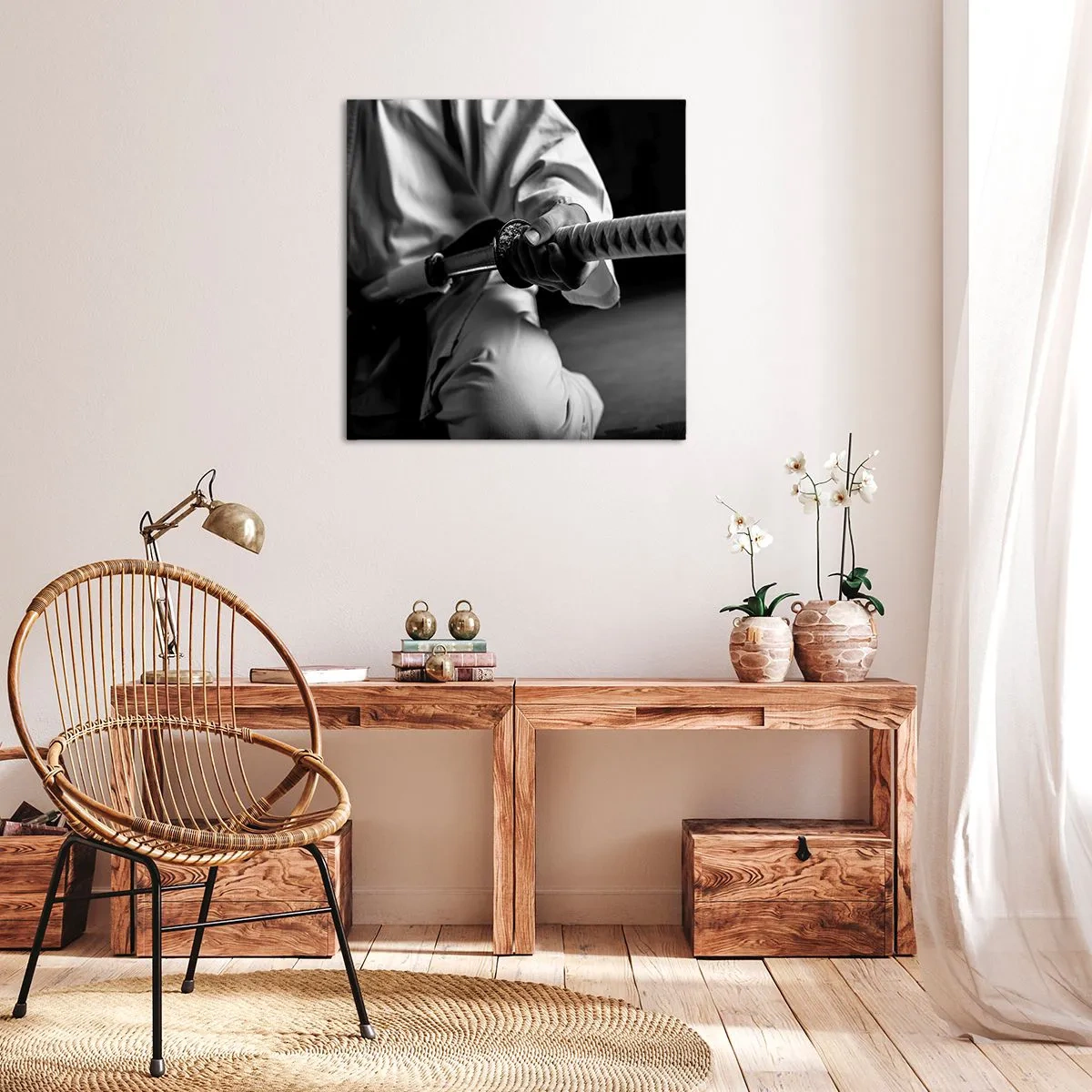 Obraz na plátne - Duša bojovníka - 50x50 cm