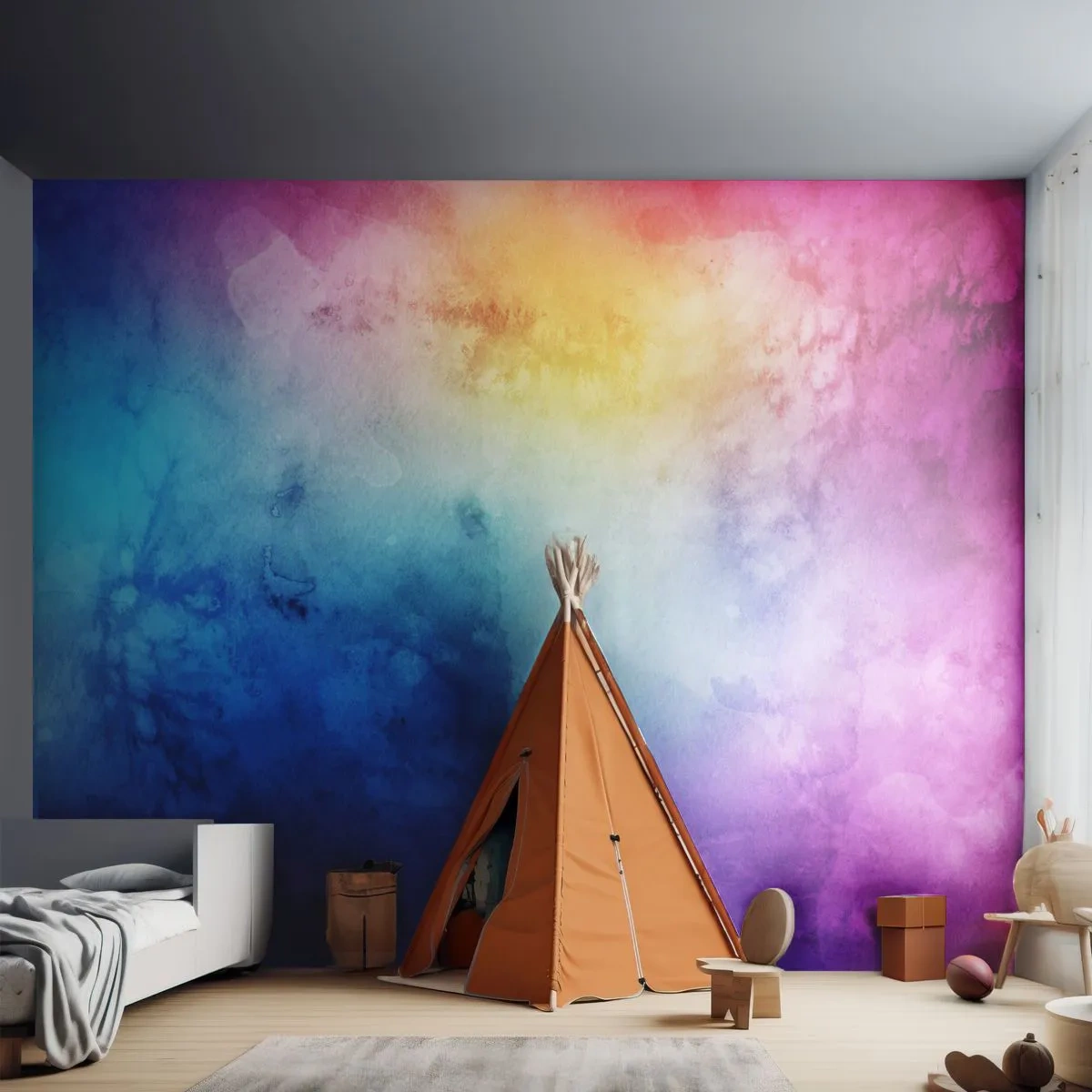 Fototapeta Standard Eco - Takmer v siedmom nebi - Abstrakcia, Kus, Moderný vzor - 450x315 cm