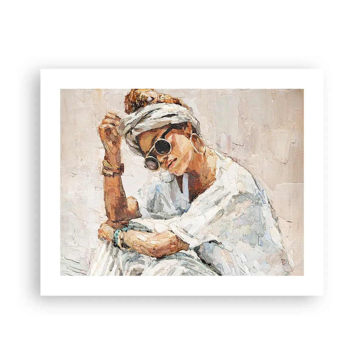 Plagát - Portrét v plnom slnku - 50x40 cm