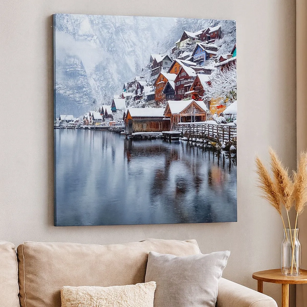 Obraz na plátne - V zimnej dekorácii - 30x30 cm