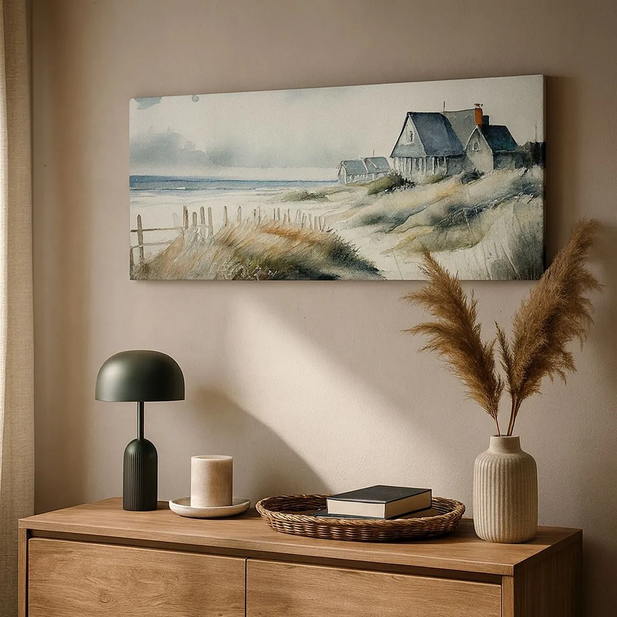 Obraz na plátne - Ďaleko od zhonu - 100x40 cm